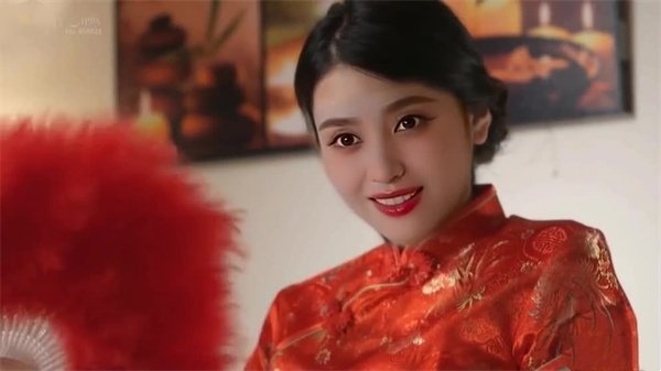 AI合成古力娜扎穿红色旗袍火辣性交