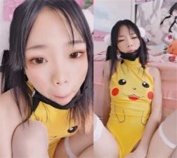 可爱小仙女化身皮卡丘 自慰淫乱表演惹人垂涎