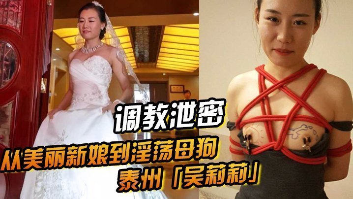 泰州人妻吴莉莉：新婚调教全程泄密，从清纯新娘爆操成淫荡母狗